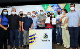 Governo do Tocantins realiza coleta de assinaturas dos títulos de propriedades do Parque Eldorado