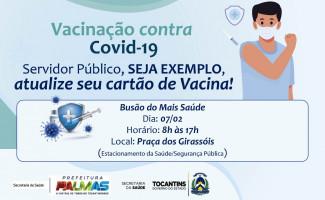 Servidores estaduais terão a oportunidade de se imunizarem contra a Covid-19