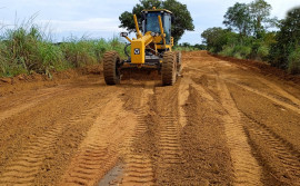 Rodovia TO-479 passa por recuperação com revestimento primário do povoado São Pedro a Lagoa do Romão na região sul do Tocantins