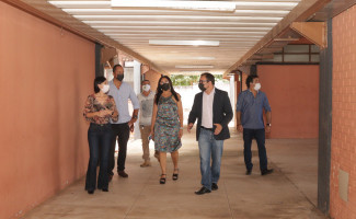 Comitiva da Secretaria de Segurança Pública visita Escola Superior de Polícia