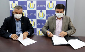 Seciju e Unitins firmam Acordo de Cooperação para produção de blocos e artefatos de concreto por pessoas privadas de liberdade