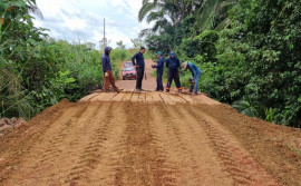 Ageto reconstrói ponte de madeira em rodovia que liga os municípios de Dois Irmãos e Goianorte