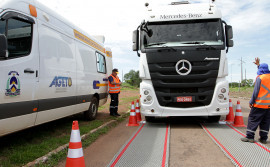 Governo do Tocantins implanta balanças portáteis estáticas nos postos de fiscalização rodoviária de Taquaralto e Luzimangues