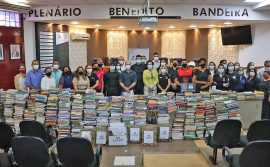 Campanha de arrecadação de livros para a Unidade Penal de Paraíso resulta em mais de 3 mil exemplares doados