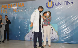 Unitins realiza Cerimônia do Jaleco com calouros de Enfermagem e Medicina no Câmpus Augustinópolis