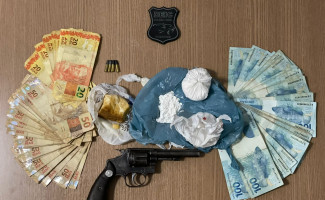 Em Gurupi, Polícia Civil apreende drogas, dinheiro, arma de fogo e prende três pessoas por tráfico  