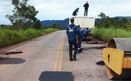 Governo do Tocantins executa serviços de recuperação e melhorias em rodovias do sudeste do Estado