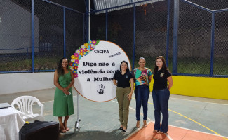 Delegada da Polícia Civil participa de ação de conscientização contra à violência doméstica em Escola Estadual de Conceição do Tocantins 