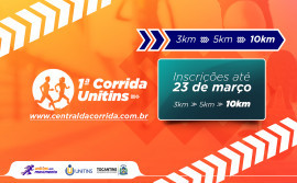 Últimos dias de inscrições para a 1ª Corrida Unitins