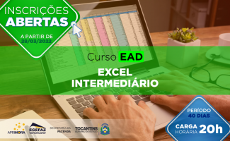 Egefaz  abre inscrições para curso Excel Intermediário