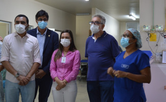 Governador Wanderlei Barbosa visita HRA e vistoria ala oncológica