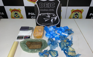 Polícia Civil do Tocantins deflagra operação contra à criminalidade e prende três pessoas por tráfico de drogas e posse ilegal de arma de fogo em Paraíso   