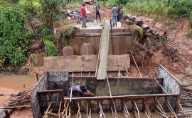 Governo do Tocantins inicia obras de reconstrução da ponte que desabou na TO-130, entre Filadélfia e Babaçulândia