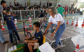 Governo do Tocantins participa de posse na Polícia Rodoviária Federal com a instalação da Escolinha de Trânsito