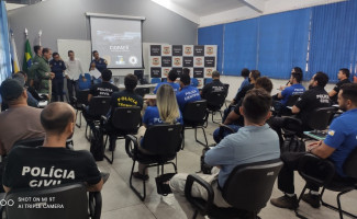 Segurança Pública promove curso de Operações Periciais Aerotransportadas para policiais civis