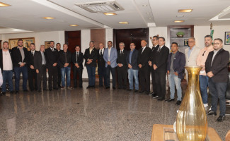Junto ao governador, secretário Wlademir prestigia visita de comitiva do Grande Oriente do Brasil 