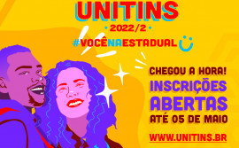 Unitins abre inscrições para Vestibular 2022/2, nesta terça-feira, 12