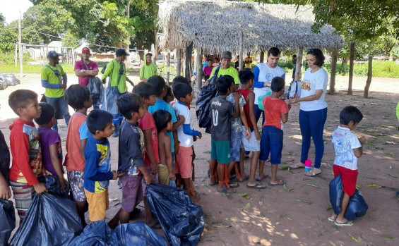 Governo do Tocantins participa de ação de educação ambiental com indígenas em Lagoa da Confusão