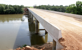 Governo do Tocantins investe R$ 11 milhões em construção de ponte na região sudeste