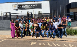  Em Paraíso, Polícia Civil recebe acadêmicos do curso de direito da Unitins para visita técnica