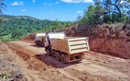 Governo do Tocantins prossegue com obras em trecho da Serra da Lopa, entre Miranorte e Abreulândia