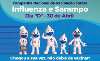 Governo do Tocantins convida população para o Dia “D” de vacinação contra Influenza e Sarampo
