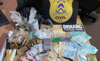 Polícia Civil prende casal suspeito de praticar tráfico de drogas em Araguaína