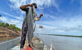 Ação de fiscalização ambiental do Naturatins apreende redes e armas de fogo durante operação