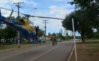 Aeronave da Segurança Pública efetua resgate aeromédico de criança de Novo acordo para o HGP em Palmas