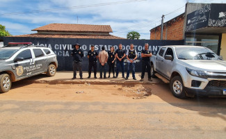 Polícia Civil do Tocantins prende homem procurado por feminicídio no Estado de Goiás 