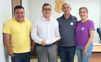 Secretário da SSP Wlademir Costa recebe prefeito de Couto Magalhães para tratar sobre melhorias na segurança do município
