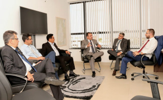 Em visita ao novo superintendente da PF no Tocantins, secretário de Segurança Wlademir Costa ressalta a importância da parceria entre as instituições