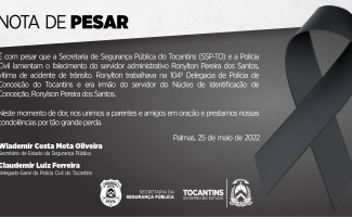 Nota de Pesar - Ronylton Pereira dos Santos