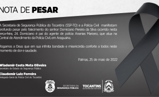 Nota de Pesar - Domiciano Pereira da Silva 