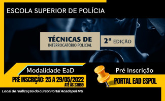 Espol abre inscrições para Curso EaD de Técnicas de Interrogatório Policial