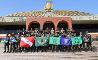 Casa Militar recepciona integrantes do I COPAM da Polícia Militar do Estado do Pará no Palácio Araguaia