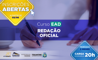 Egefaz abre inscrições para o curso Redação Oficial 