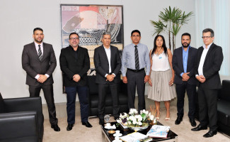 Em visita institucional, secretário Wlademir Costa e presidente do TCE debatem desafios da segurança pública no Tocantins