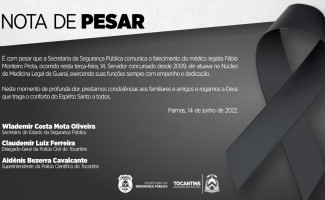 Nota de Pesar - Fábio Monteiro Prota