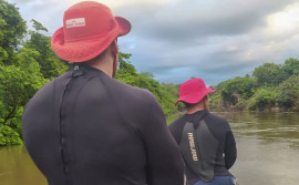 Corpo de Bombeiros Militar encontra corpo de adolescente que havia desaparecido no rio Manuel Alves Pequeno, em Itacajá