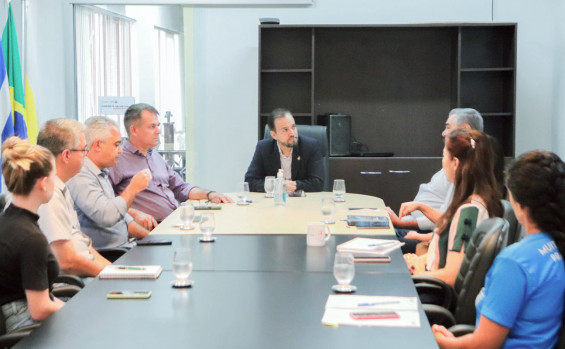 Reunião debateu projeto de implantação do Centro de Capacitação Tecnológica no Tocantins - Matheus Alcântara/Governo do Tocantins