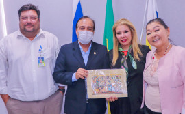 Governo do Tocantins apresenta potencialidades da agricultura e da piscicultura regional para cônsul da República Árabe do Egito