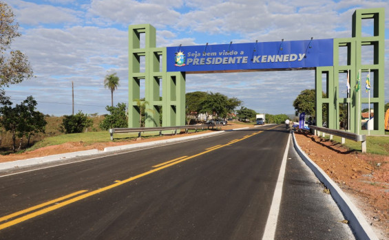 Governo do Tocantins entrega para a população reforma de trecho da TO-239 em Presidente Kennedy