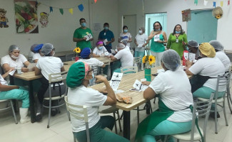 Julho Verde é tema de palestra de panfletagem no Hospital Regional de Araguaína