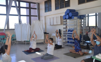 Servidores do HGP recebem aulas de yoga 