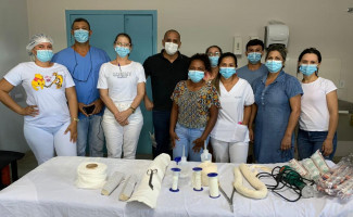 Enfermagem do Hospital de Augustinópolis recebe treinamento em técnicas de imobilização ortopédicas