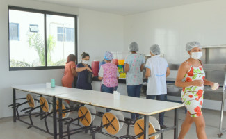 Hospital e Maternidade Dona Regina recebe reforma do refeitório