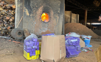 Em Araguaína, Polícia Civil do Tocantins incinera mais 211 quilos de entorpecentes