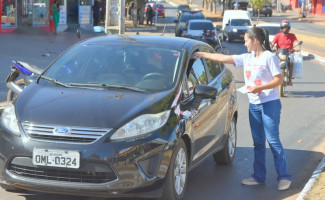 Hemorrede realiza blitz educativa em Palmas para conquistar novos doadores de sangue
