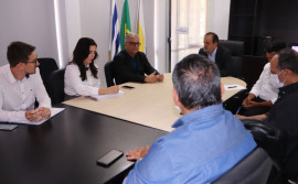 Qualificação de mão de obra é pauta em reunião na Secretaria da Indústria, Comércio e Serviços